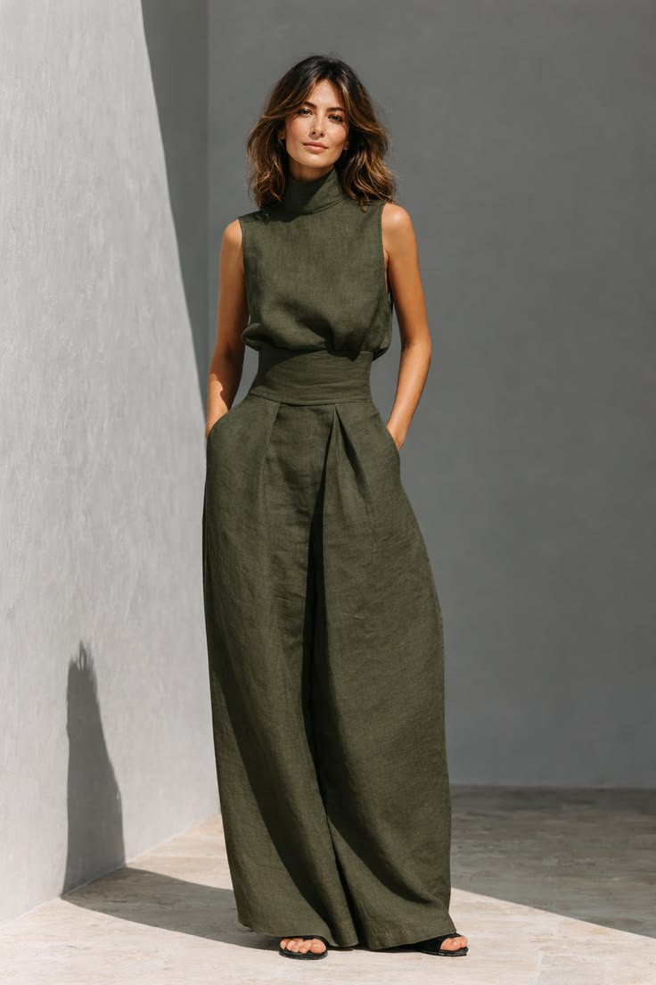 20 Linen Dresses Perfect for Hot Weather - 19. Timeless Wrap Dress 1