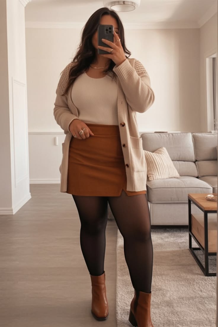 20 Must-Have Plus-Size Fall Outfits For Every Occasion (Wait Until You See #10!) - 14. Chic Blouse & Tailored Pants 1