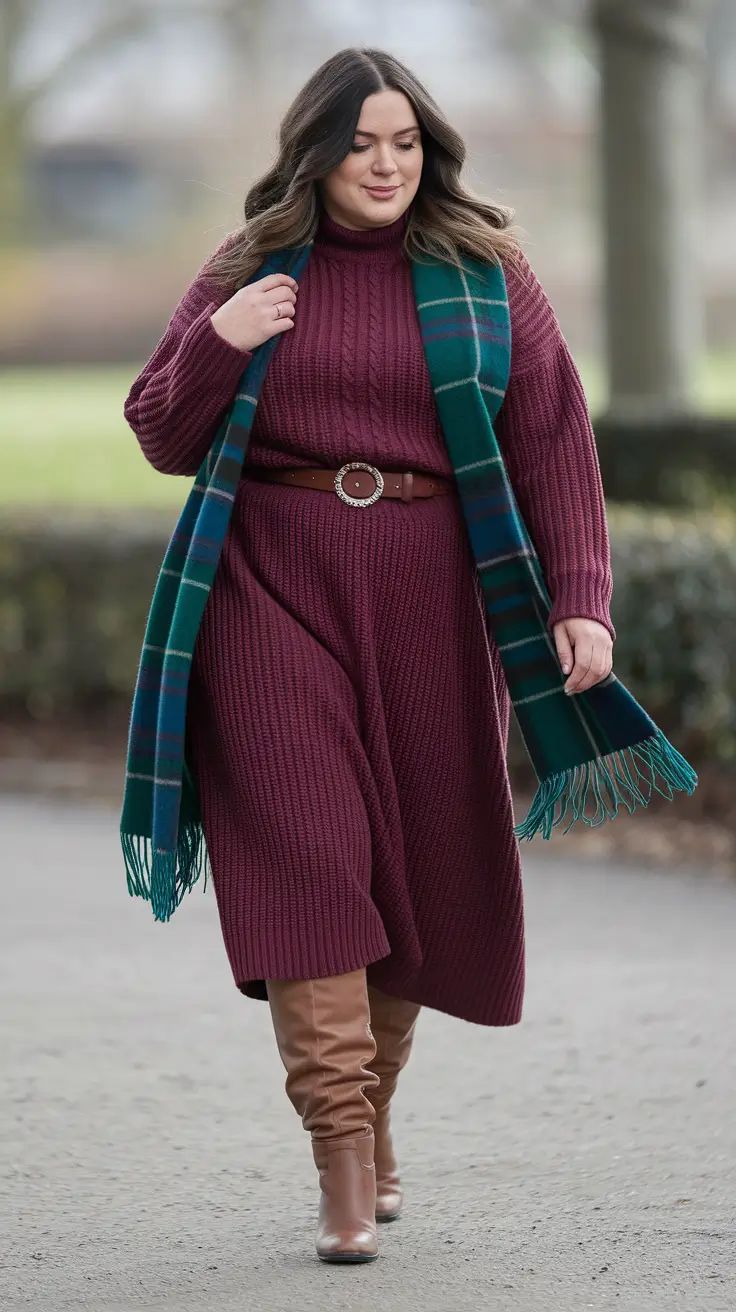 20 Must-Have Plus-Size Sweater Styles for a Fashion-Forward Winter! - 12. Chic Long Sweaters 1