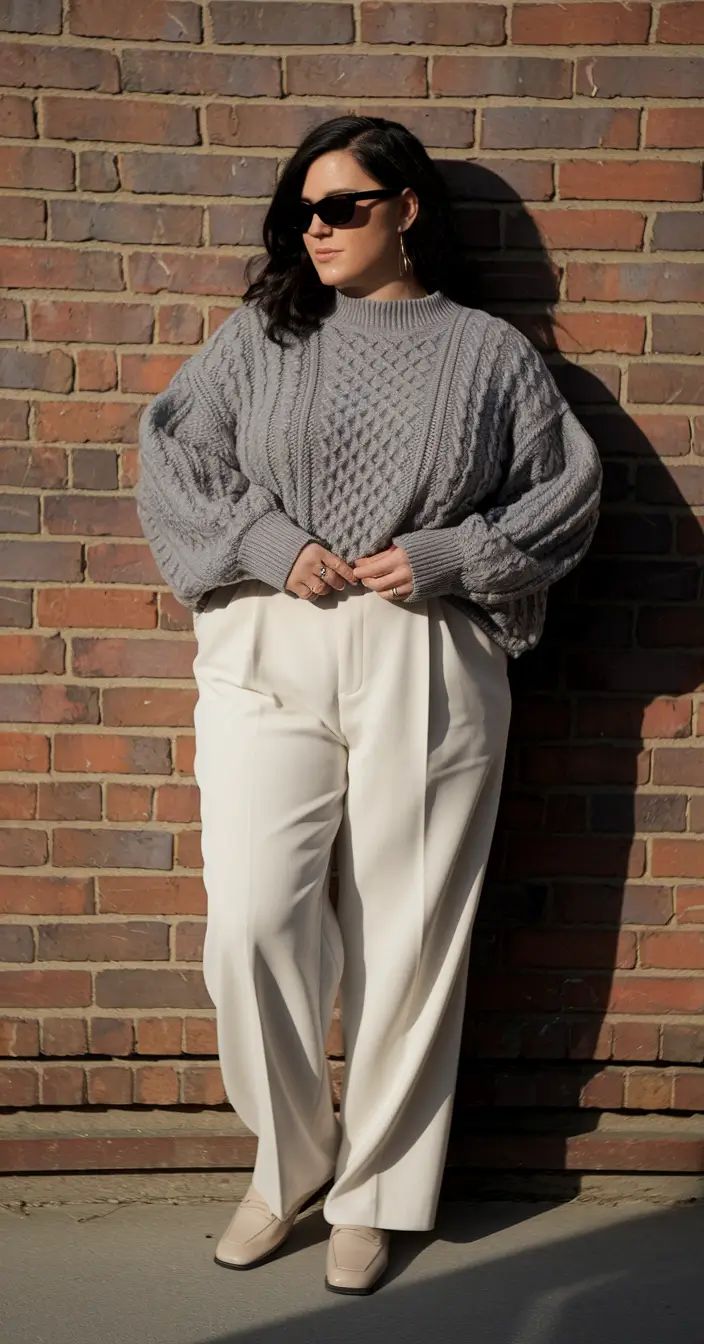 20 Must-Have Plus-Size Sweater Styles for a Fashion-Forward Winter! - 16. Statement Sweater Coats 1