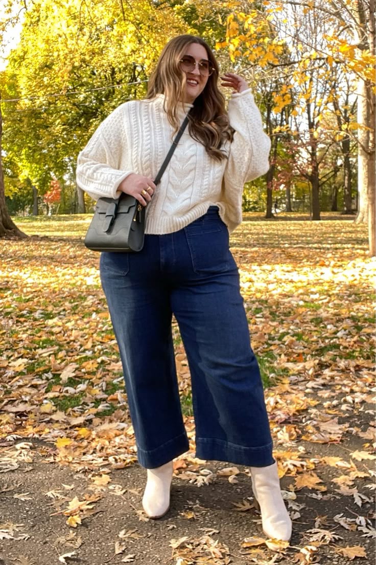20 Must-Have Plus-Size Sweater Styles for a Fashion-Forward Winter! - 18. Trendy Cropped Sweaters 1