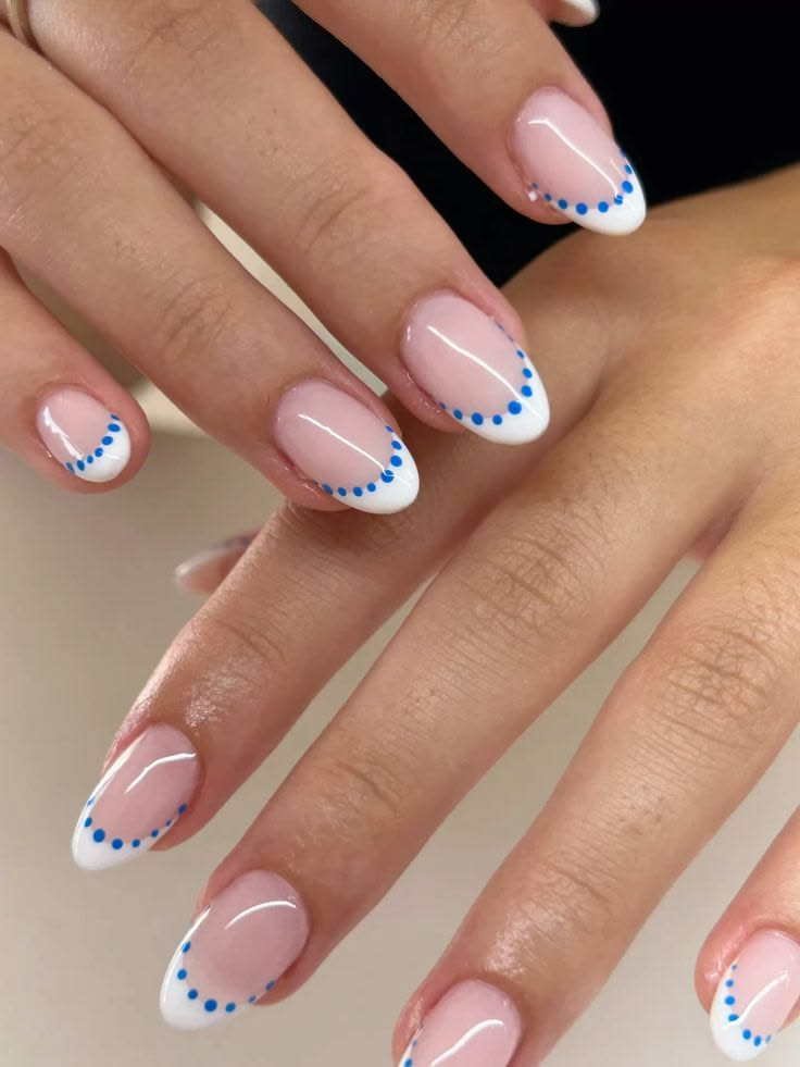 20 Stunning French Tip Nail Designs - Colorful French Tips 1