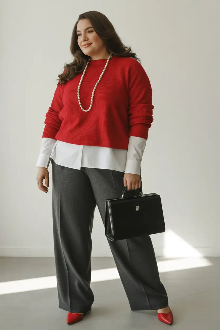 20 Stunning Plus Size Fashion Trends for Fall That Will Have You Turning Heads! - 10. Statement Coats 1