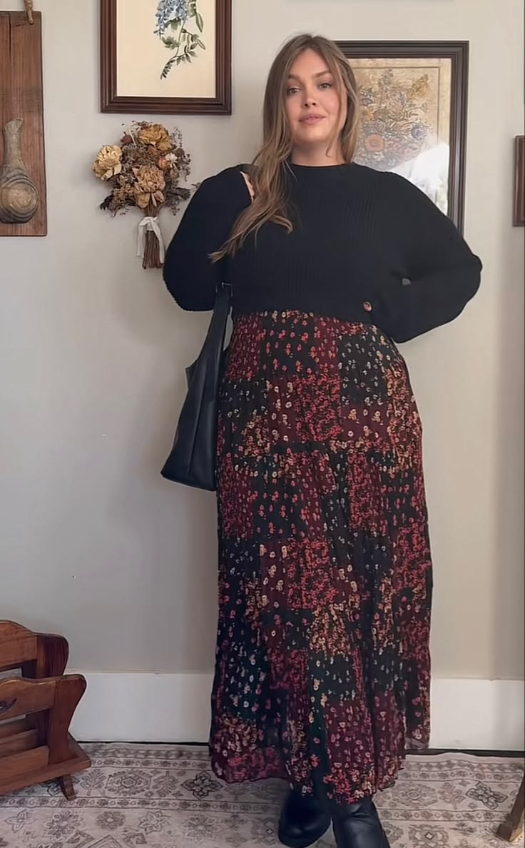 20 Stunning Plus Size Fashion Trends for Fall That Will Have You Turning Heads! - 16. Bold Prints and Patterns 1