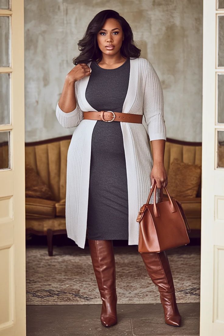 20 Stunning Plus Size Fashion Trends for Fall That Will Have You Turning Heads! - 18. Vintage-Inspired Looks 1