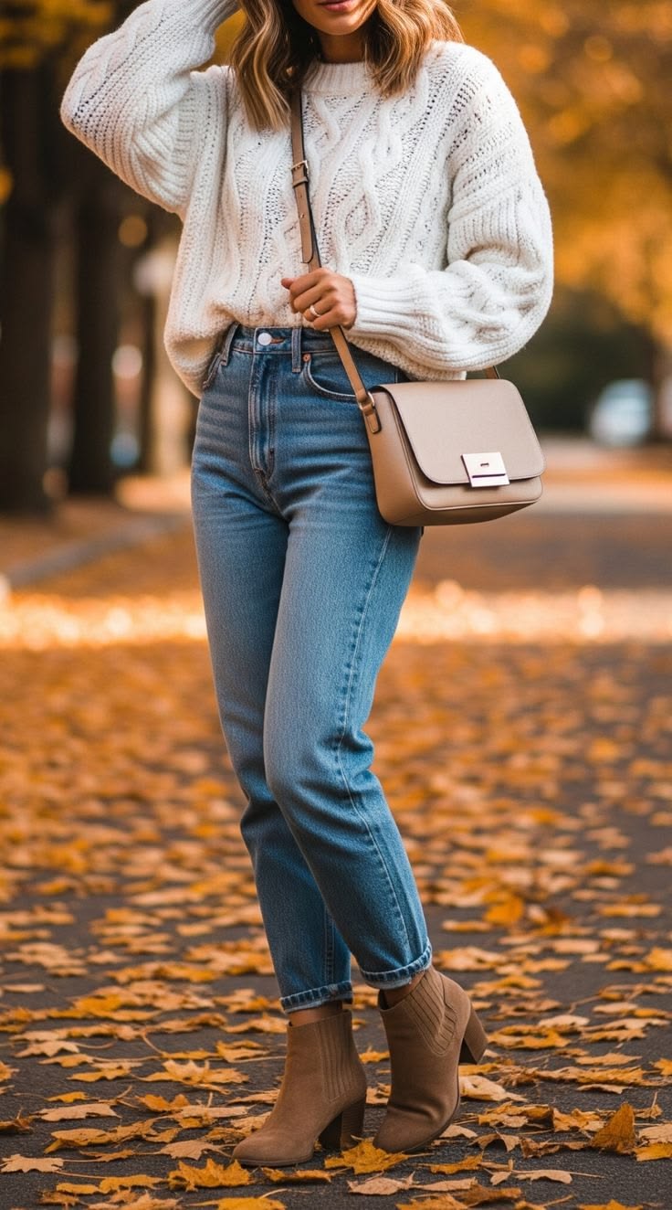 20 Trendy White Sweater Styles That Will Turn Heads (Especially #5!) - 16. The Statement Sleeve 1