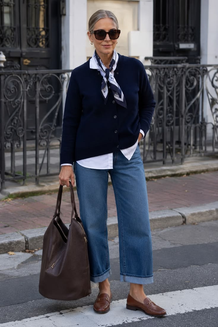 20 Chic Fall Outfits for Women Over 50 (Steal These Looks Now!) - Classic Elegance with a Twist 1