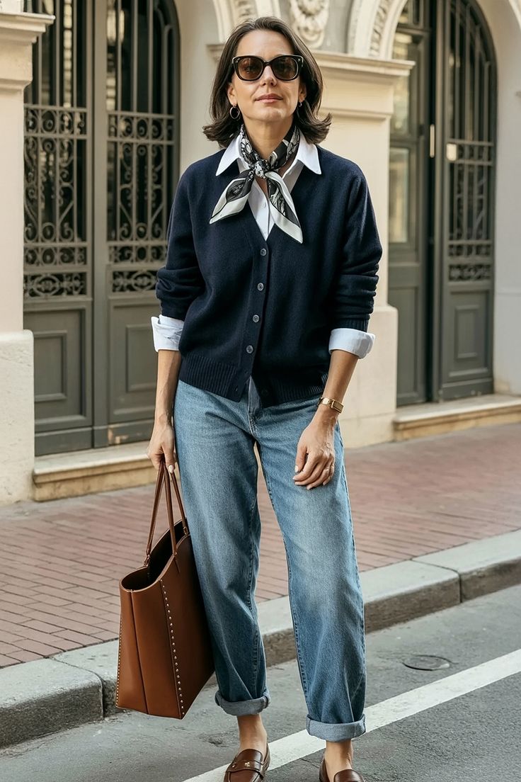 20 Chic Fall Outfits for Women Over 50 (Steal These Looks Now!) - Sophisticated Layers for the City 1
