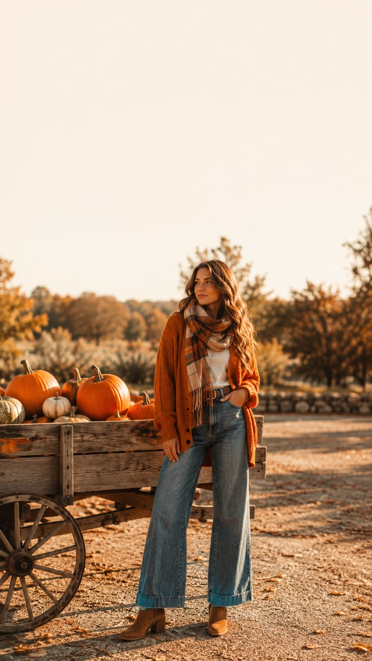 20 Cozy Fall Fashion Looks That Will Have You Ready for Pumpkin Spice Season! - Cozy and Casual for Fall Gatherings 1
