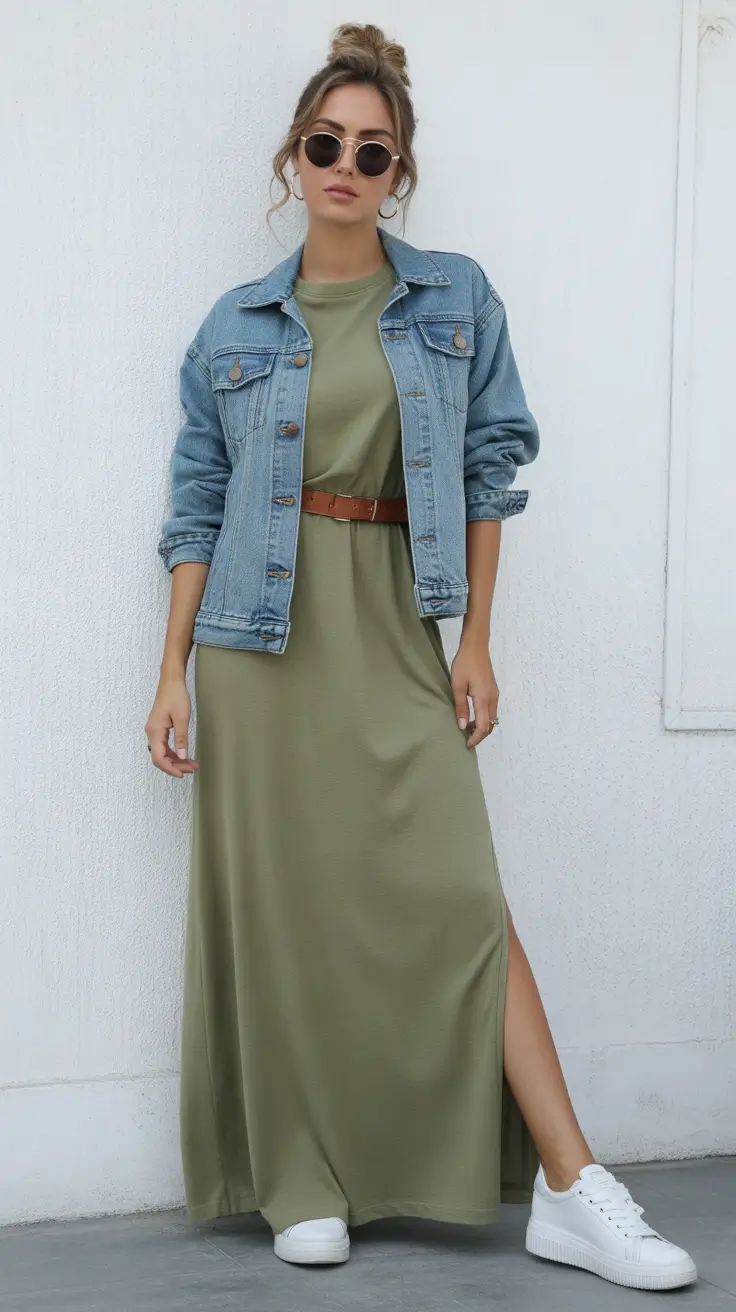 20 Jaw-Dropping Maxi Dress Outfit Ideas You Need to Try This Summer! - Maxi Dress with a Vintage Twist 1