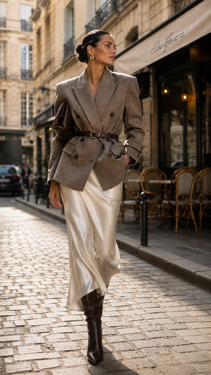 20 Luxury Chic Fall Outfits That Will Make You the Envy of Everyone! - Chic Autumn Layers 1