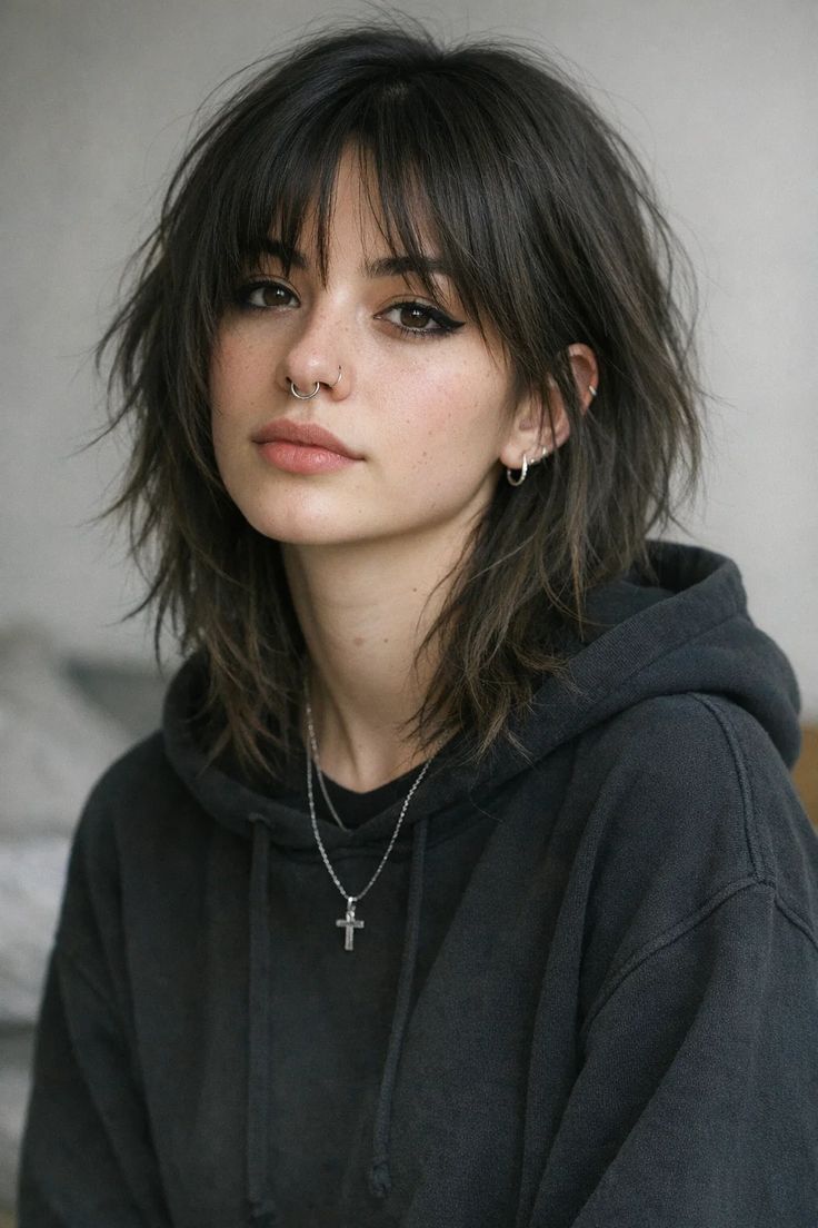 20 Stunning Wolf Cut Hairstyles You Need to Try Right Now (Number 7 Will Blow Your Mind!) - 13. Sleek with a Twist 1
