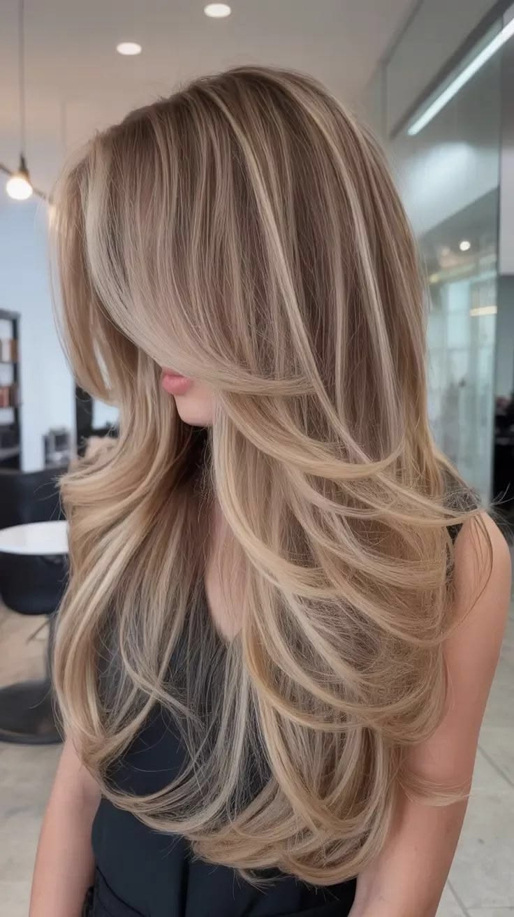20 Trendy Hair Colors Everyone Will Be Asking This Year (Which One Is Your New Look?) - 18. Champagne Blonde Layers 1
