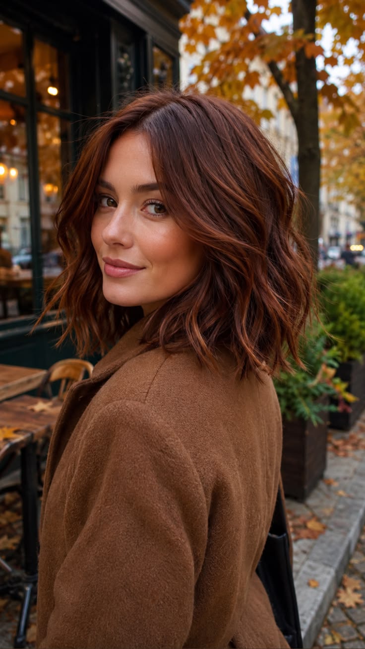 20 Trendy Hair Colors Everyone Will Be Asking This Year (Which One Is Your New Look?) - 7. Toasted Chestnut Bob 1