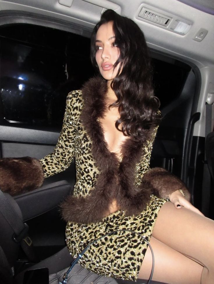20 Leopard Print Outfits That Turn Every Sidewalk Into a Runway (Look #20 Is Pure Fashion Magic!) - 12. Gold-Spangled Leopard for After Dark 1